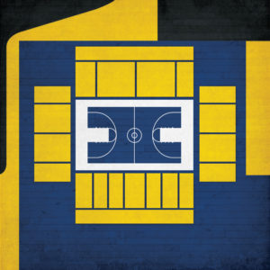 Daskalakis Athletic Center Map Art by City Prints
