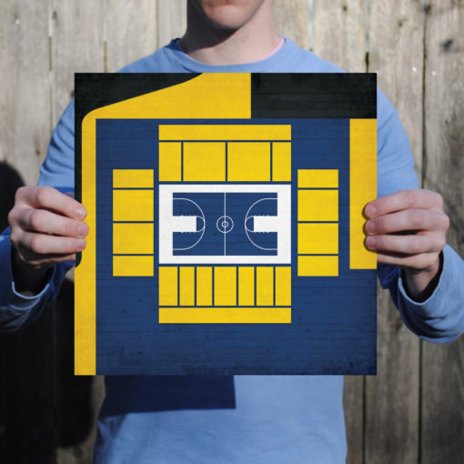 Daskalakis Athletic Center Map Art by City Prints - Image 2