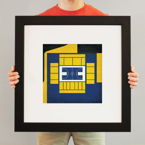 Daskalakis Athletic Center Map Art by City Prints - Image 3