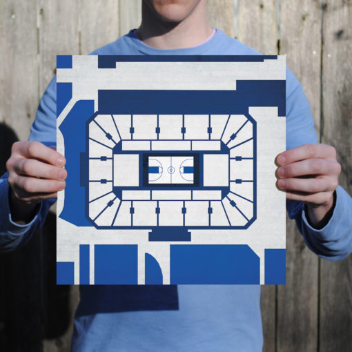 Cameron Indoor Stadium Map Art by City Prints - Image 2