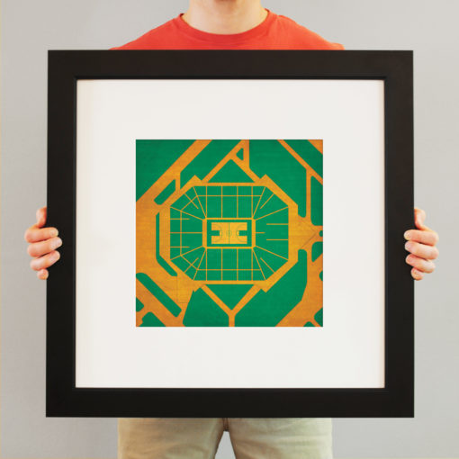 Alfred Lawson Center Map Art by City Prints - Image 3