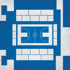 GSU Sports Arena Map Art by City Prints