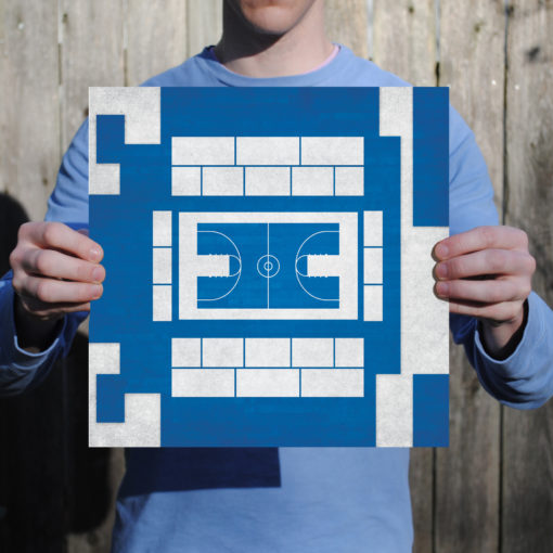 GSU Sports Arena Map Art by City Prints - Image 2