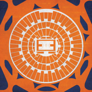 State Farm Center Map Art by City Prints