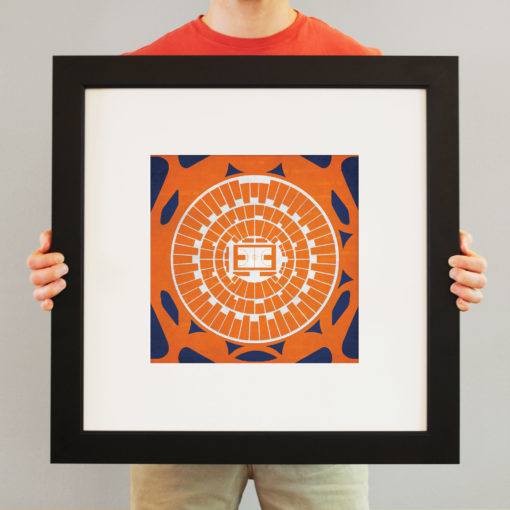 State Farm Center Map Art by City Prints - Image 3