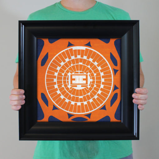 State Farm Center Map Art by City Prints - Image 4