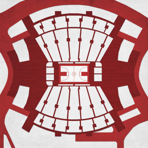 Assembly Hall Map Art by City Prints