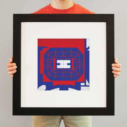 Allen Fieldhouse Map Art by City Prints - Image 3