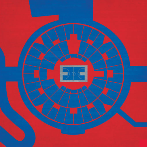 Thomas Assembly Center Map Art by City Prints
