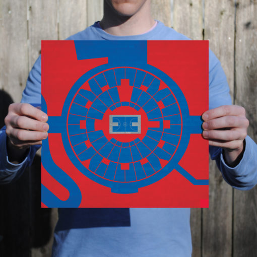 Thomas Assembly Center Map Art by City Prints - Image 2