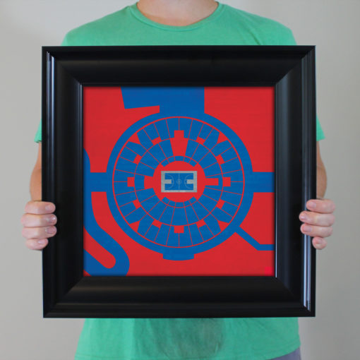 Thomas Assembly Center Map Art by City Prints - Image 4