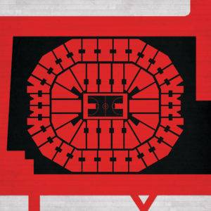 KFC Yum! Center Map Art by City Prints