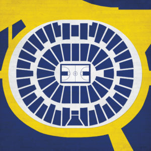 Crisler Arena Map Art by City Prints