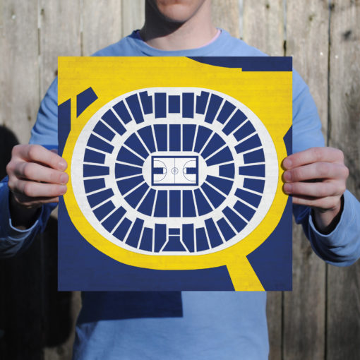 Crisler Arena Map Art by City Prints - Image 2
