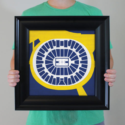 Crisler Arena Map Art by City Prints - Image 4
