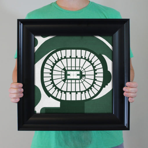 Breslin Student Events Center Map Art by City Prints - Image 4