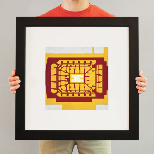 Williams Arena Map Art by City Prints - Image 3