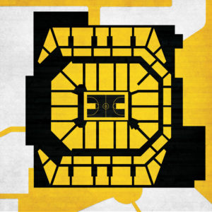 Mizzou Arena Map Art by City Prints
