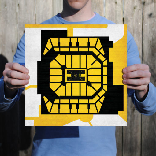 Mizzou Arena Map Art by City Prints - Image 2