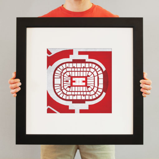 PNC Arena Map Art by City Prints - Image 3