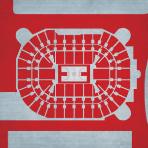 Value City Arena at the Jerome Schottenstein Center Map Art by City Prints