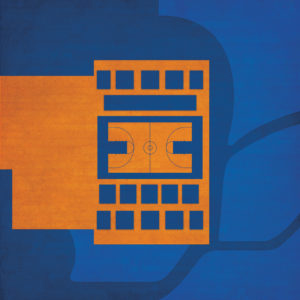 Firestone Fieldhouse Map Art by City Prints