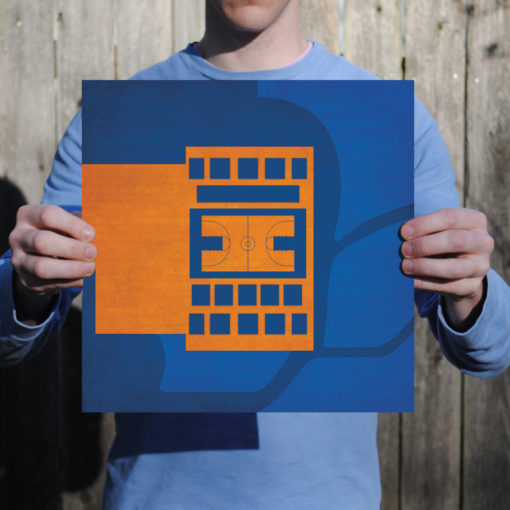 Firestone Fieldhouse Map Art by City Prints - Image 2