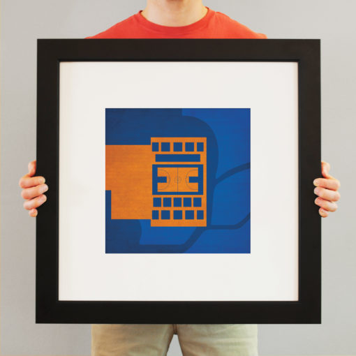 Firestone Fieldhouse Map Art by City Prints - Image 3