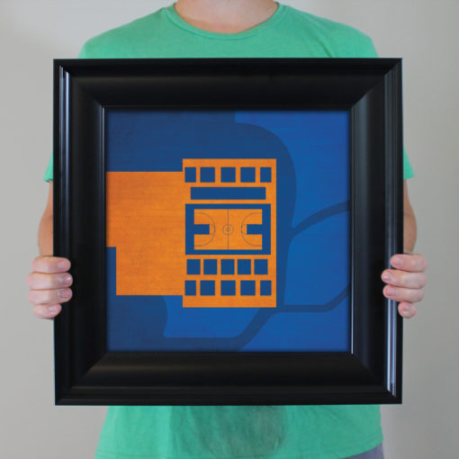 Firestone Fieldhouse Map Art by City Prints - Image 4