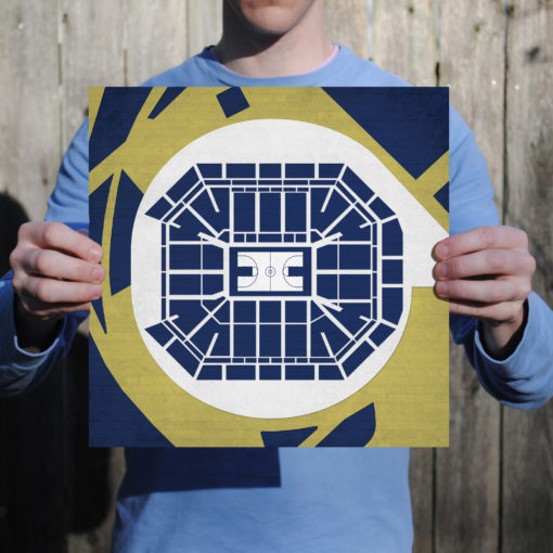 Petersen Events Center Map Art by City Prints - Image 2