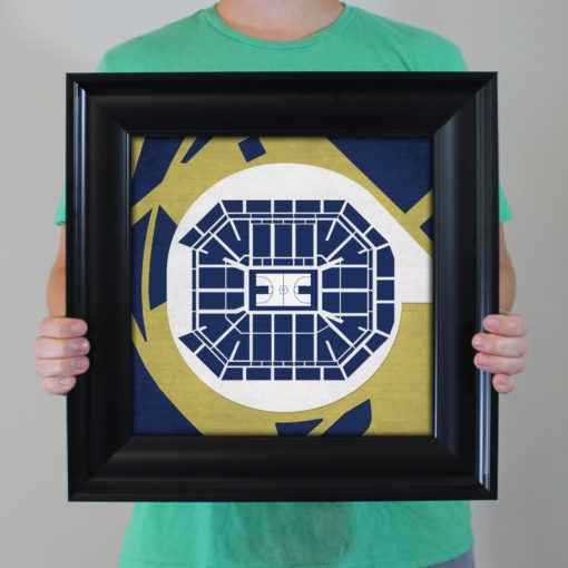 Petersen Events Center Map Art by City Prints - Image 4