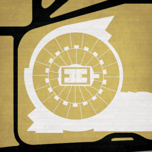 Mackey Arena Map Art by City Prints