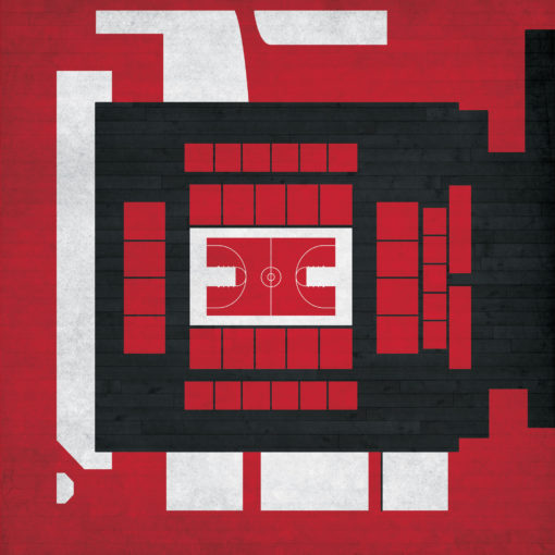 Halenbeck Hall Map Art by City Prints
