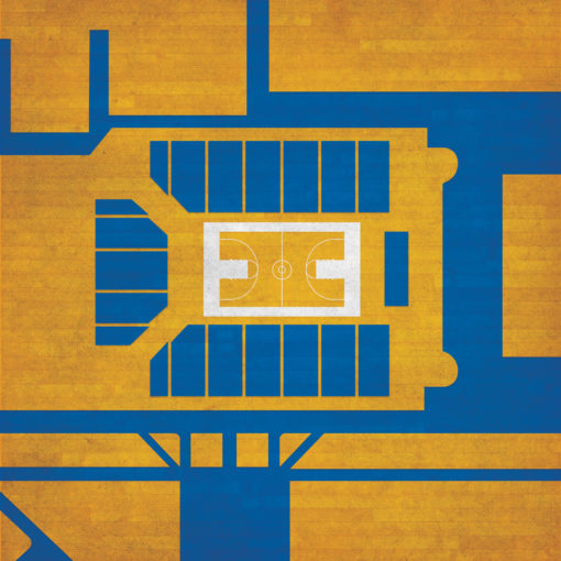 Event Center Arena Map Art by City Prints