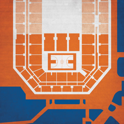Carrier Dome Map Art by City Prints