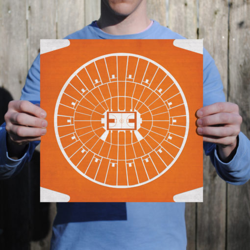 Frank Erwin Center Map Art by City Prints - Image 2