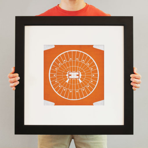 Frank Erwin Center Map Art by City Prints - Image 3