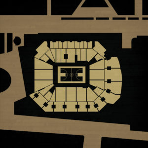 CFE Arena Map Art by City Prints