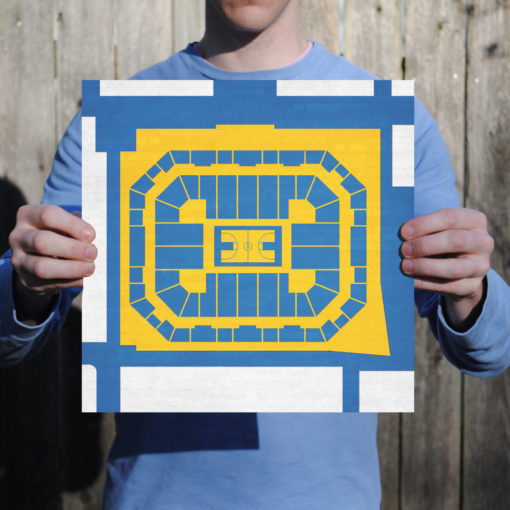 Pauley Pavilion Map Art - Image 2