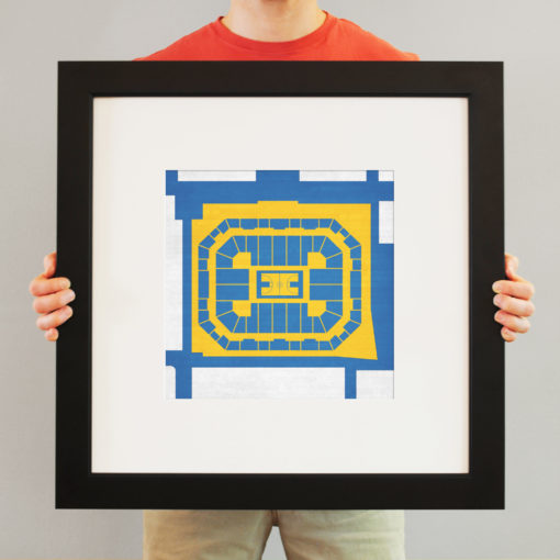 Pauley Pavilion Map Art - Image 3