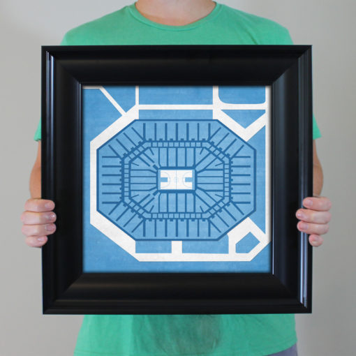 Dean E Smith Center Map Art by City Prints - Image 4