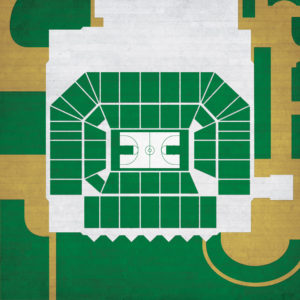 Dale F. Halton Arena Map Art by City Prints