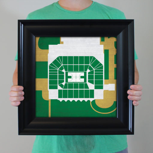Dale F. Halton Arena Map Art by City Prints - Image 4