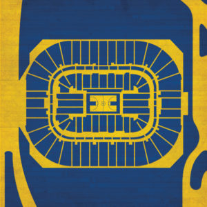 Greensboro Coliseum Map Art by City Prints