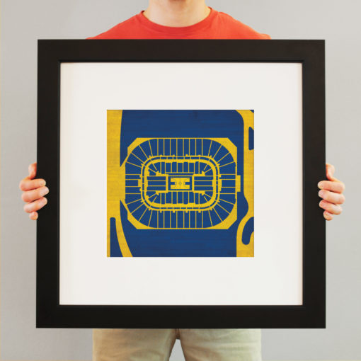 Greensboro Coliseum Map Art by City Prints - Image 3