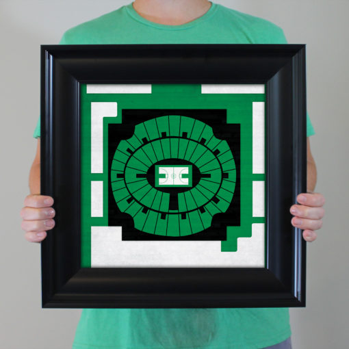 University of North Texas Coliseum Map Art by City Prints - Image 4