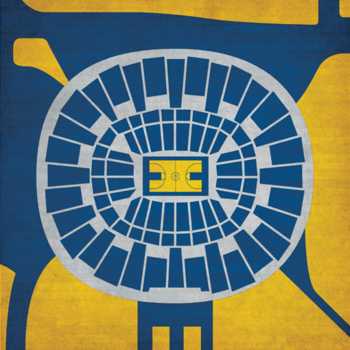 McKenzie Arena Map Art by City Prints