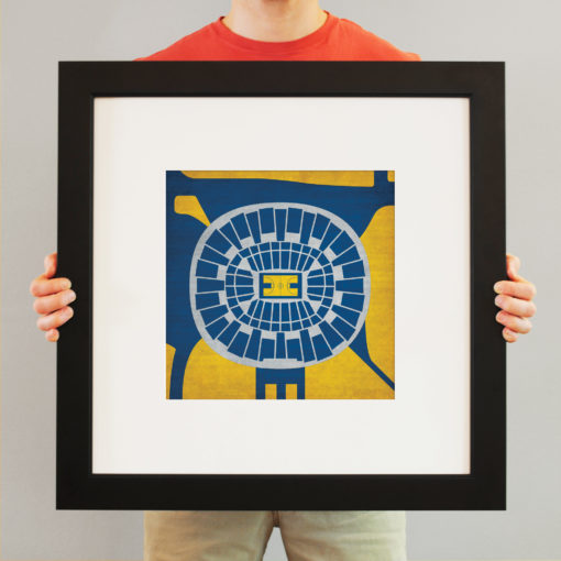 McKenzie Arena Map Art by City Prints - Image 3