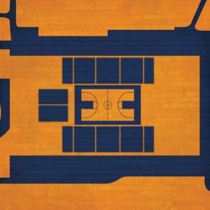 Skyhawk Arena Map Art by City Prints