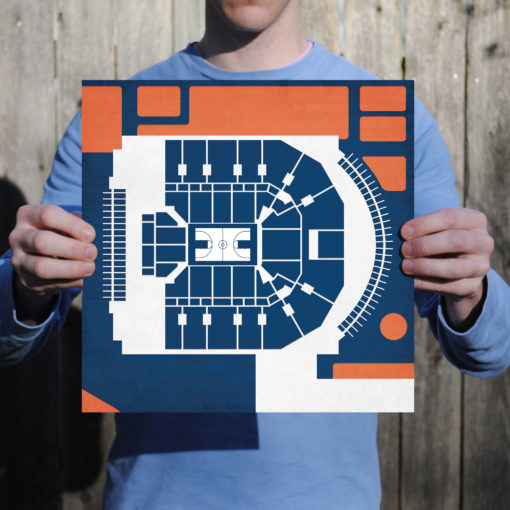 John Paul Jones Arena Map Art by City Prints - Image 2